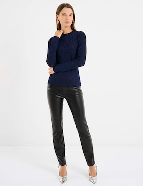 Blusa Hugo Blue manga larga para mujer