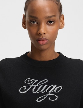 Suéter Hugo blue cuello redondo para mujer