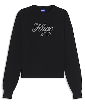 Suéter Hugo blue cuello redondo para mujer