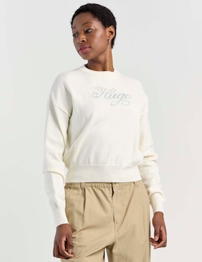 Suéter Hugo Blue cuello redondo para mujer