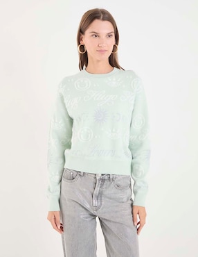 Suéter Hugo Blue cuello redondo para mujer