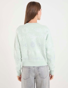 Suéter Hugo Blue cuello redondo para mujer