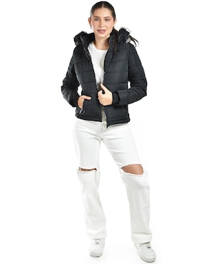 Chamarra acolchada Roman Fashion para mujer