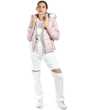 Chamarra acolchada Roman Fashion para mujer