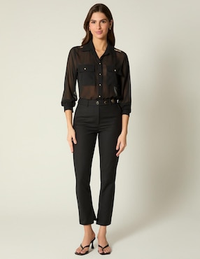 Pantalón chino Studio F slim para mujer