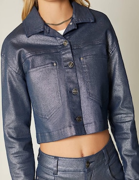 Chamarra Studio F Misisipi Denim Style para mujer