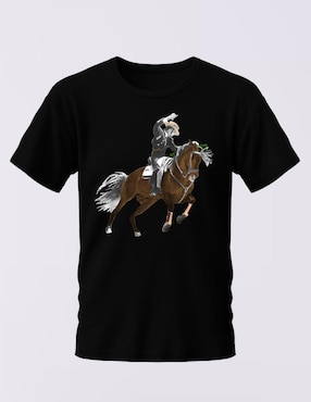 Playera manga corta Marëvnyk cuello redondo para mujer