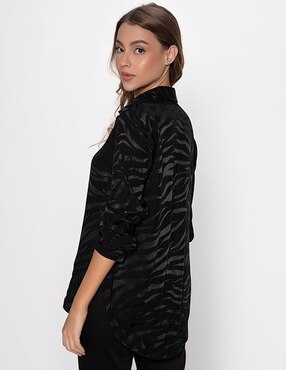 Blusa Studio F manga larga para mujer