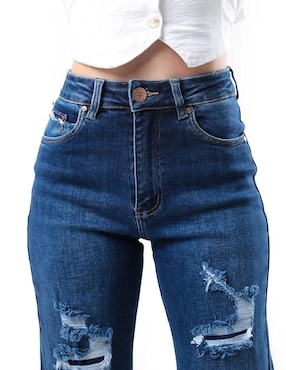 Jeans straight Roman Fashion para mujer
