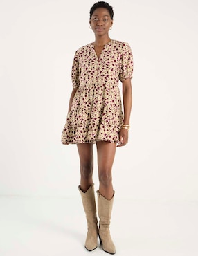 Vestido corto casual Petite Studio para mujer