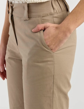 Pantalón chino Petite Studio straight para mujer