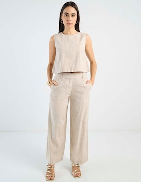 Pantalón Petite Studio amplio para mujer