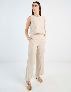 Pantalón Petite Studio amplio para mujer