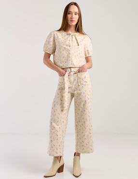 Blusa Petite Studio manga corta para mujer