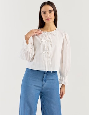 Blusa Petite Studio manga larga para mujer