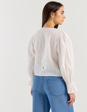 Blusa Petite Studio manga larga para mujer