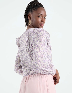 Blusa Petite Studio manga larga para mujer