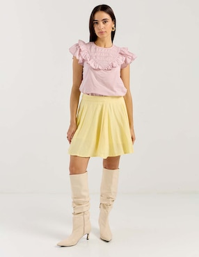 Blusa Petite Studio manga corta para mujer