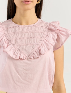 Blusa Petite Studio manga corta para mujer