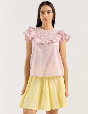 Blusa Petite Studio manga corta para mujer