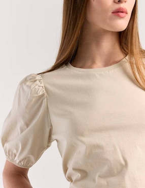 Blusa Petite Studio manga al codo para mujer