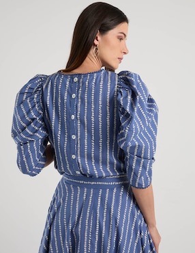 Blusa Petite Studio manga al codo para mujer