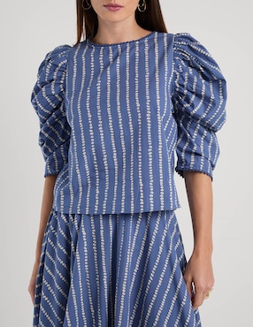 Blusa Petite Studio manga al codo para mujer