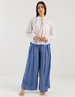 Pantalón coulotte Petite Studio amplio para mujer
