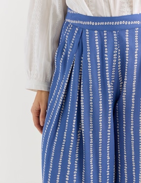 Pantalón coulotte Petite Studio amplio para mujer