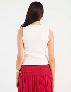 Top Petite Studio escote cuadrado tirante ancho