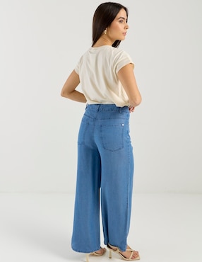 Pantalón relaxed Petite Studio straight para mujer