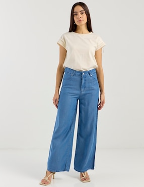 Pantalón relaxed Petite Studio straight para mujer