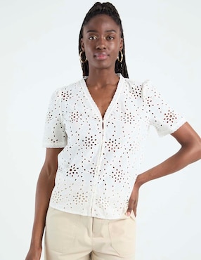 Blusa Petite Studio manga corta para mujer