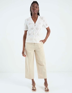 Blusa Petite Studio manga corta para mujer
