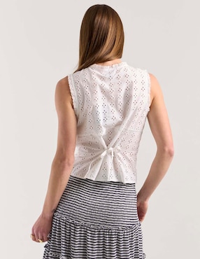 Blusa Petite Studio sin manga para mujer