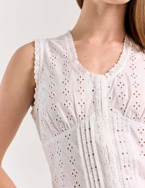 Blusa Petite Studio sin manga para mujer