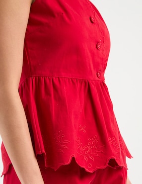 Blusa de tirantes Petite Studio para mujer