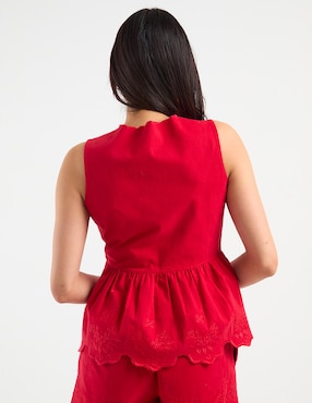 Blusa de tirantes Petite Studio para mujer