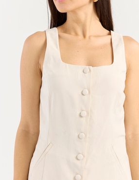 Vestido corto casual Petite Studio para mujer