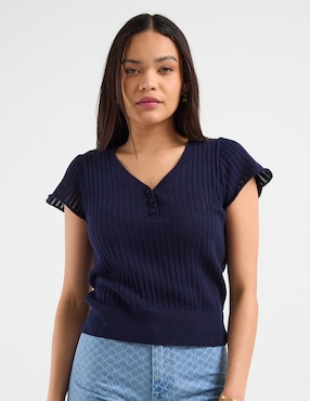 Blusa Petite Studio manga corta para mujer