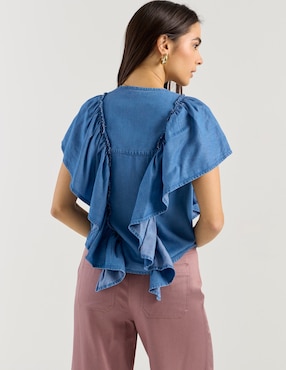 Blusa Petite Studio manga corta para mujer