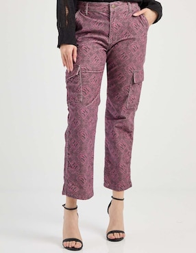 Jeans cargo slim Renatta&Go para mujer