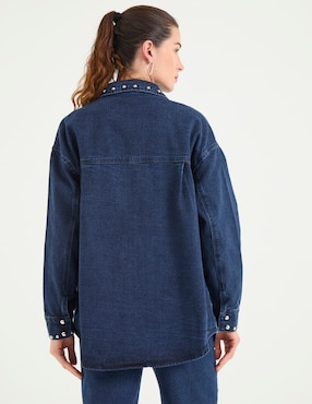 Chamarra denim Moon River para mujer