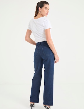 Jeans straight Moon River para mujer