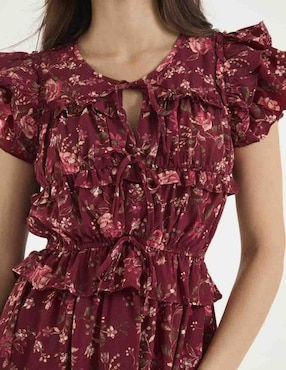 Vestido midi casual Moon River para mujer