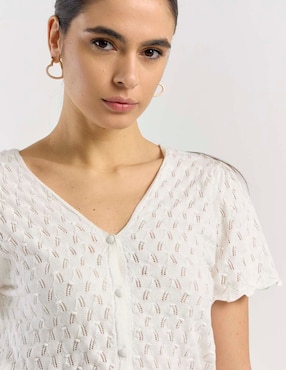 Blusa Petite Studio manga corta para mujer