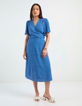Falda midi Petite Studio a la cintura