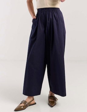 Pantalón coulotte Petite Studio amplio para mujer
