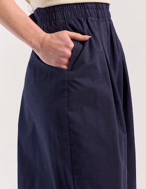 Pantalón coulotte Petite Studio amplio para mujer