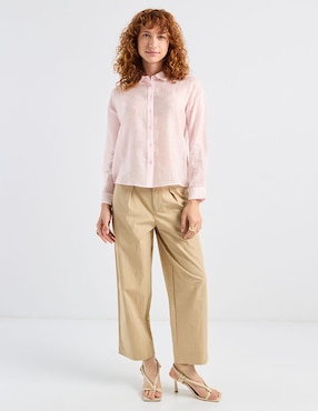 Pantalón Petite Studio straight para mujer